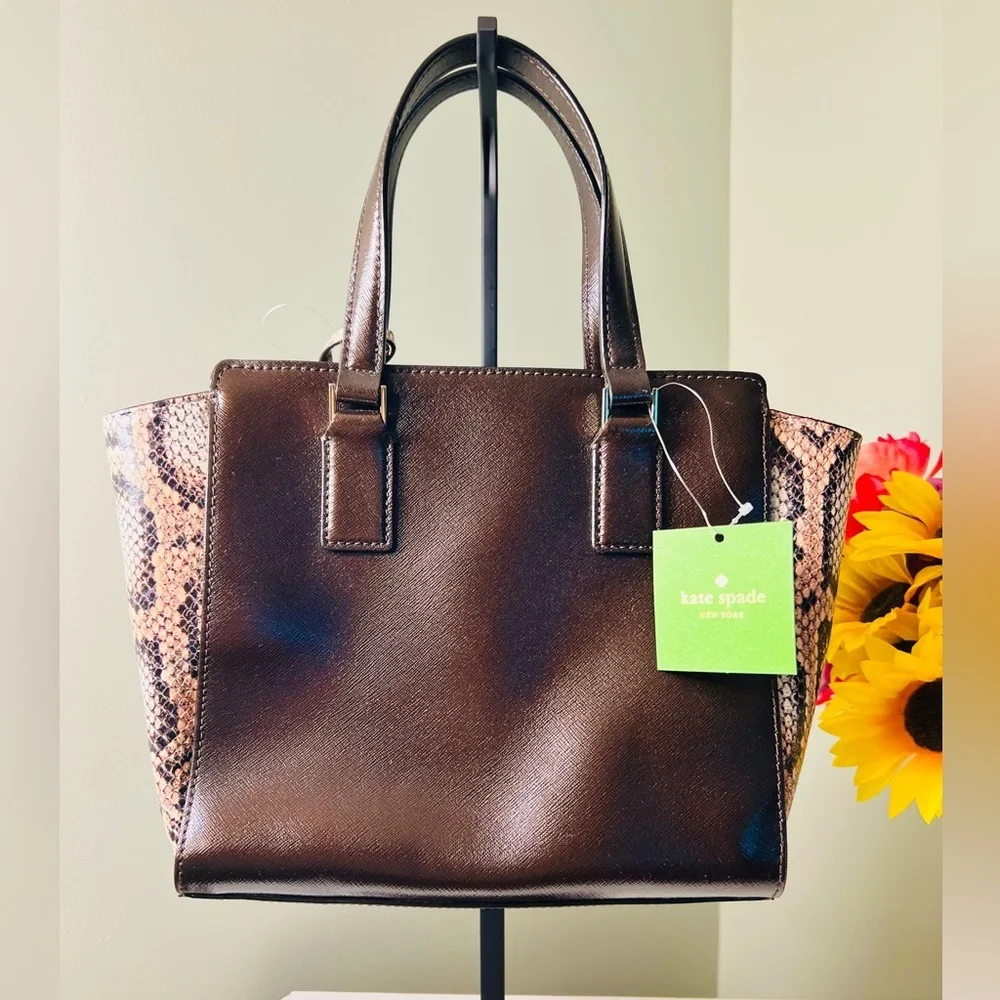 NWT ♠️ Kate Spade ♠️ BRAND NEW ✨ Cameron Street Small Snake Hayden Satchel